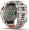  GARMIN FENIX 7X PRO SAPPHIRE SOLAR TITANIUM WITH FOG GRAY AND EMBER ORANGE