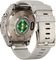  GARMIN EPIX PRO SAPPHIRE 42MM SOFT GOLD WITH CREAM HEATHERED NYLON