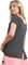  BODYTALK T-SHIRT V-NECK BUTTON DOWN BACK  (S)