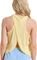   BODYTALK LUMINOUS SLEEVELESS TOP CROISE BACK  (S)