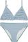  ROXY GINGHAM TWO-PIECE SWIM SET  (6...