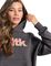  BODYTALK COLORBLOCK HOODIE LOOSE  (S)