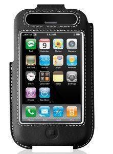 BELKIN FORMED LEATHER CASE IPHONE 3G BLACK