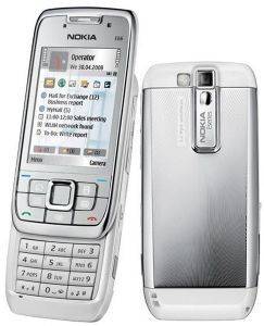 NOKIA E66 WHITE STEEL 3G