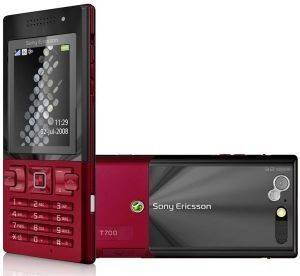 SONY ERICSSON T700 BLACK ON RED 3G