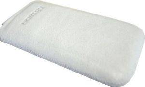 LEATHER POUCHE ANILINE CASE WHITE  NOKIA E66