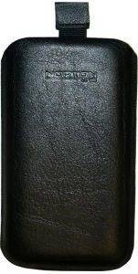 LEATHER POUCHE ANILINE CASE BLACK  NOKIA E75 / 5530 XPRESSMUSIC