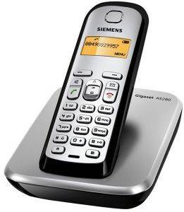 SIEMENS GIGASET AS280 SILVER SIEMENS GIGASET AS280 SILVER