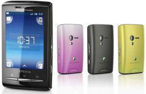 SONY ERICSSON XPERIA X10 MINI BLACK-LIME-PINK