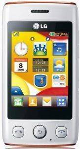 LG T300 COOKIE LITE WHITE-ORANGE