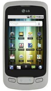 LG P500 OPTIMUS ONE SILVER