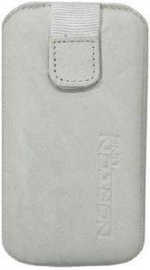 LEATHER POUCHE ANILINE CASE WHITE  NOKIA 6700 SLIDE