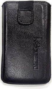 LEATHER POUCHE ANILINE CASE BLACK ΓΙΑ NOKIA X6 LEATHER POUCHE ANILINE CASE BLACK ΓΙΑ NOKIA X6