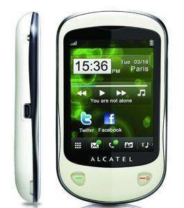 ALCATEL OT-710 CHROME WHITE