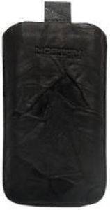 LEATHER POUCHE ANILINE CASE BLACK  APPLE IPHONE 3G / 3GS