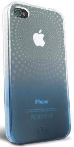 SOFT GLOSS PHASE IPHONE 4 CLEAR/BLUE