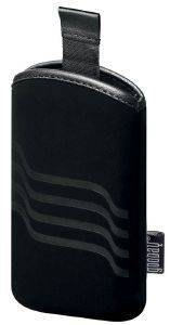 GOOBAY 42911 UNIVERSAL FABRIC CASE WITH PULLOUT STRAP BLACK