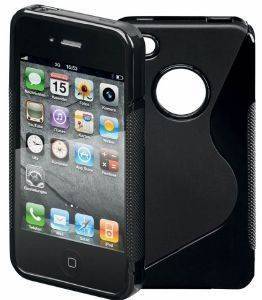 GOOBAY 42898 TPU BUMPER CASE FOR IPHONE 4 BLACK