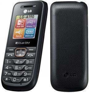 LG A190 DUAL SIM BLACK