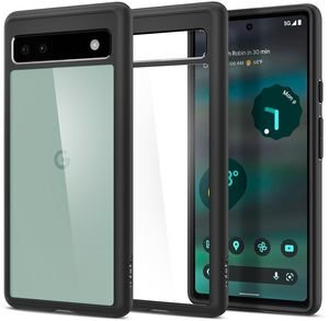 SPIGEN ULTRA HYBRID BLACK FOR GOOGLE PIXEL 6A SPIGEN ULTRA HYBRID BLACK FOR GOOGLE PIXEL 6A