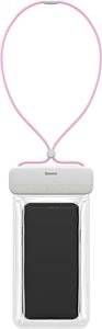 BASEUS LETS GO SLIP COVER WATERPROOF BAG WHITE PINK