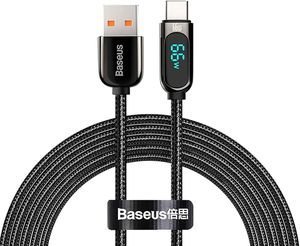 BASEUS DISPLAY CABLE USB TO TYPE-C 66W 2M BLACK