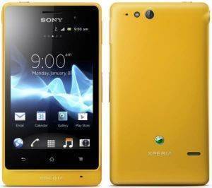 SONY XPERIA GO YELLOW