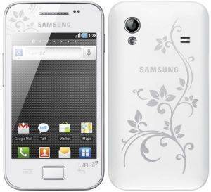 SAMSUNG S5830 GALAXY ACE LA FLEUR PURE WHITE