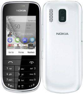 NOKIA ASHA 203 SILVER WHITE