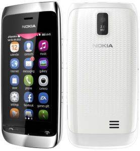 NOKIA ASHA 309 SILVER/WHITE