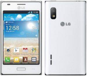 LG OPTIMUS L5 E610 WHITE