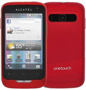 ALCATEL OT-985D DUAL SIM SMART RED