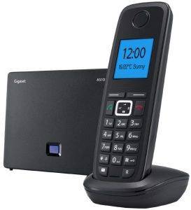 SIEMENS GIGASET A510IP CORDLESS VOIP PHONE BLACK