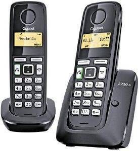 SIEMENS GIGASET A220A DUO BLACK ΜΕ ΤΗΛΕΦΩΝΗΤΗ SIEMENS GIGASET A220A DUO BLACK ΜΕ ΤΗΛΕΦΩΝΗΤΗ