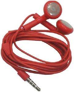 HANDS FREE STEREO APPLE IPHONE 4/4S RED (BULK)