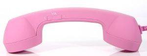 RETRO PHONE HANDSET FOR IPHONE/IPAD PINK