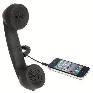 HANDSET RETRO APPLE-HTC-BLACKBERRY 3.5MM BLACK