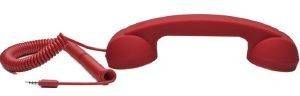 HANDSET RETRO APPLE-HTC-BLACKBERRY 3.5MM RED