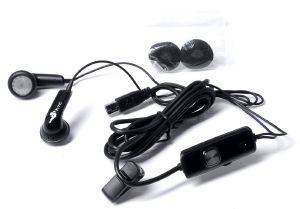 HTC HEADSET HS S200 STEREO EXTUSB BLACK BULK