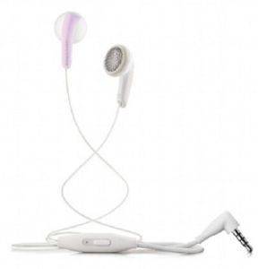 SONY ERICSSON HEADSET MH410 STEREO WHITE/PINK BULK