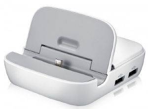 SAMSUNG MULTIMEDIA DOCK EDD-S20E FOR NOTE II & GALAXY S4 I9500 / I9505 WHITE