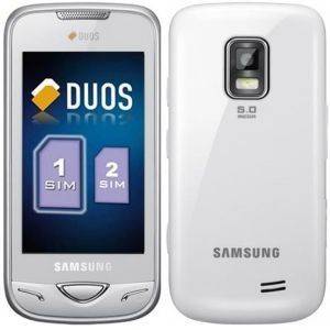 SAMSUNG GT-B7722 DUAL SIM WHITE ENG SAMSUNG GT-B7722 DUAL SIM WHITE ENG