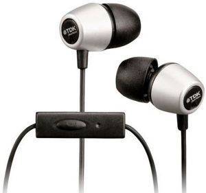 TDK IP200 IN-EAR HEADPHONES WITH IPHONE CONTROL