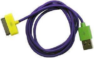 USB DATA CABLE APPLE IPHONE 4/4S PURPLE (BULK)