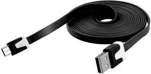 USB FLAT DATA CABLE MICRO USB BLACK BULK USB FLAT DATA CABLE MICRO USB BLACK BULK