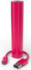 NOKIA PORTABLE UNIVERSAL USB CHARGER DC-16 FUCHSIA