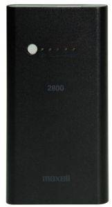 MAXELL MPC 2800 MOBILE CHARGER 2800MAH BLACK