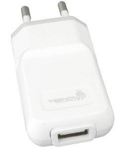 TRENDY8 TRAVEL CHARGER SET MICRO USB WHITE