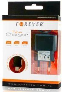 FOREVER TRAVEL CHARGER WITH MICRO USB 1A BOX