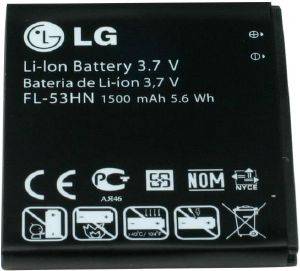 LG BATTERY FL-53HN P920 OPTIMUS 3D + P990 OPTIMUS 2X RETAIL LG BATTERY FL-53HN P920 OPTIMUS 3D + P990 OPTIMUS 2X RETAIL